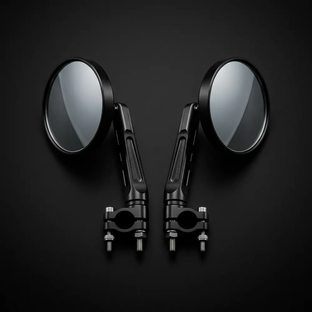 CNC Aluminium Mirror Set